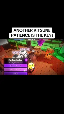 Ez New Kitsune Hatched  #roblox #fyp #trend #growagarden #viral #krnl #delta #CapCut 
