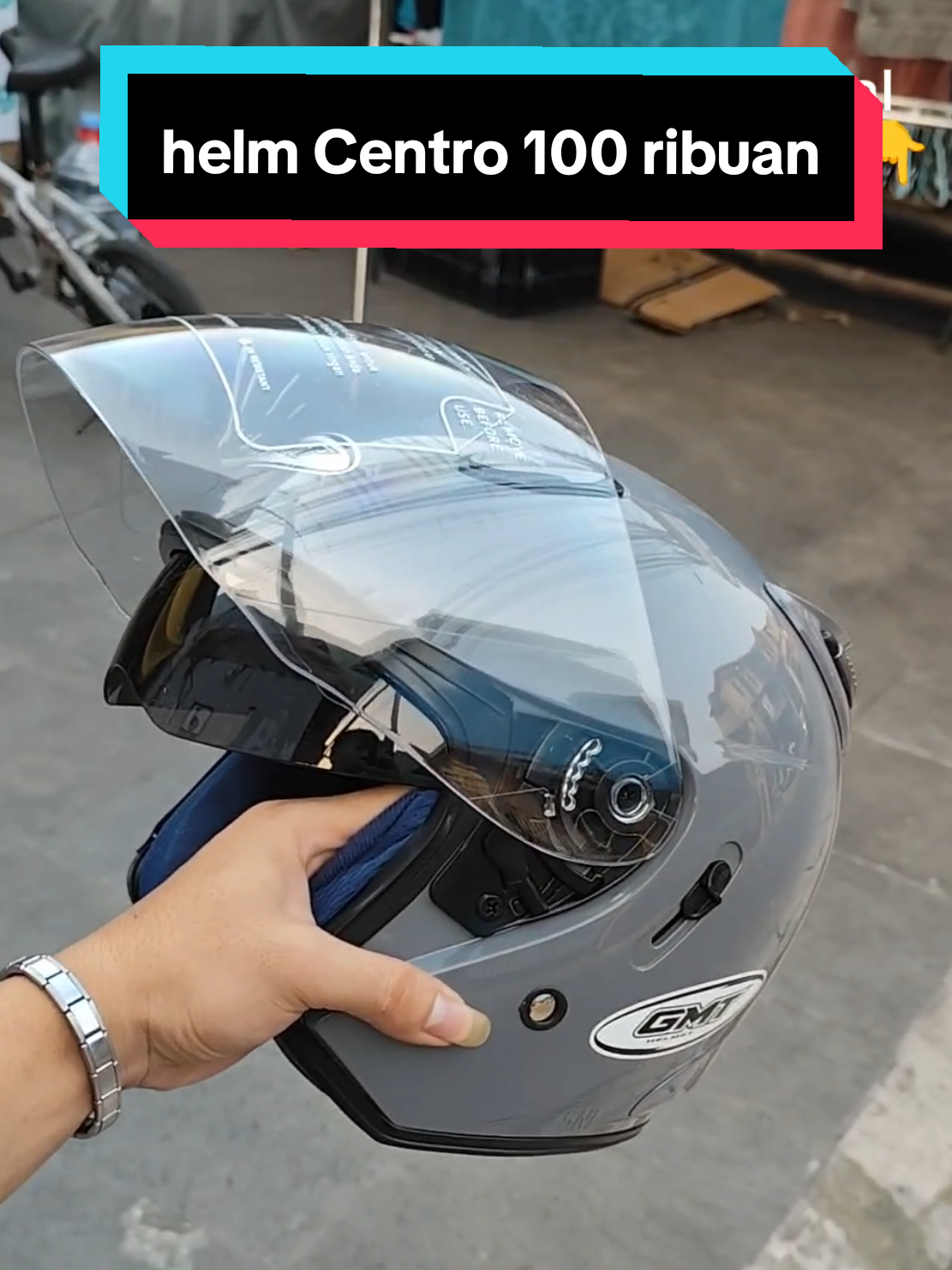 helm gmt modelnya ink Centro cocok banget buat anak sekolahan😍#helmmurah #helmgmtdoublevisor #helmdoublevisor #centro #helmcentro #helmkren 
