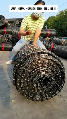Cuộn 50m lưới nhựa nguyên sinh siêu bền, lưới nhựa dẻo rào vườn, làm chuồng gà vịt #luoinhuadeo #luoinhuanguyensinh #luoinhuadeolamvuon #luoinhuachuongga #xuhuong #dodungtienich 