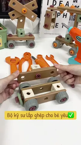 Đồ chơi kỹ sư lắp ghép cho bé tư duy sáng tạo #xuhuongtiktok #dochoi #dochoichobe #viralvideo #dochoikysu #dochoithongminh 
