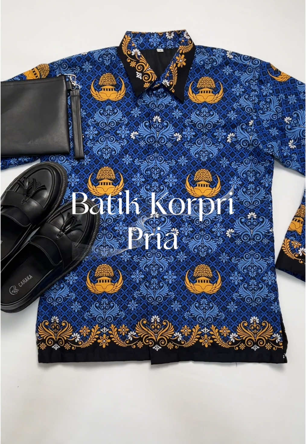 Batik korpri pria dengan bahan halus standar kopri nasional 🇮🇩 #batikprabujaya #batik #batikkorpri #korpri #korpriindonesia 
