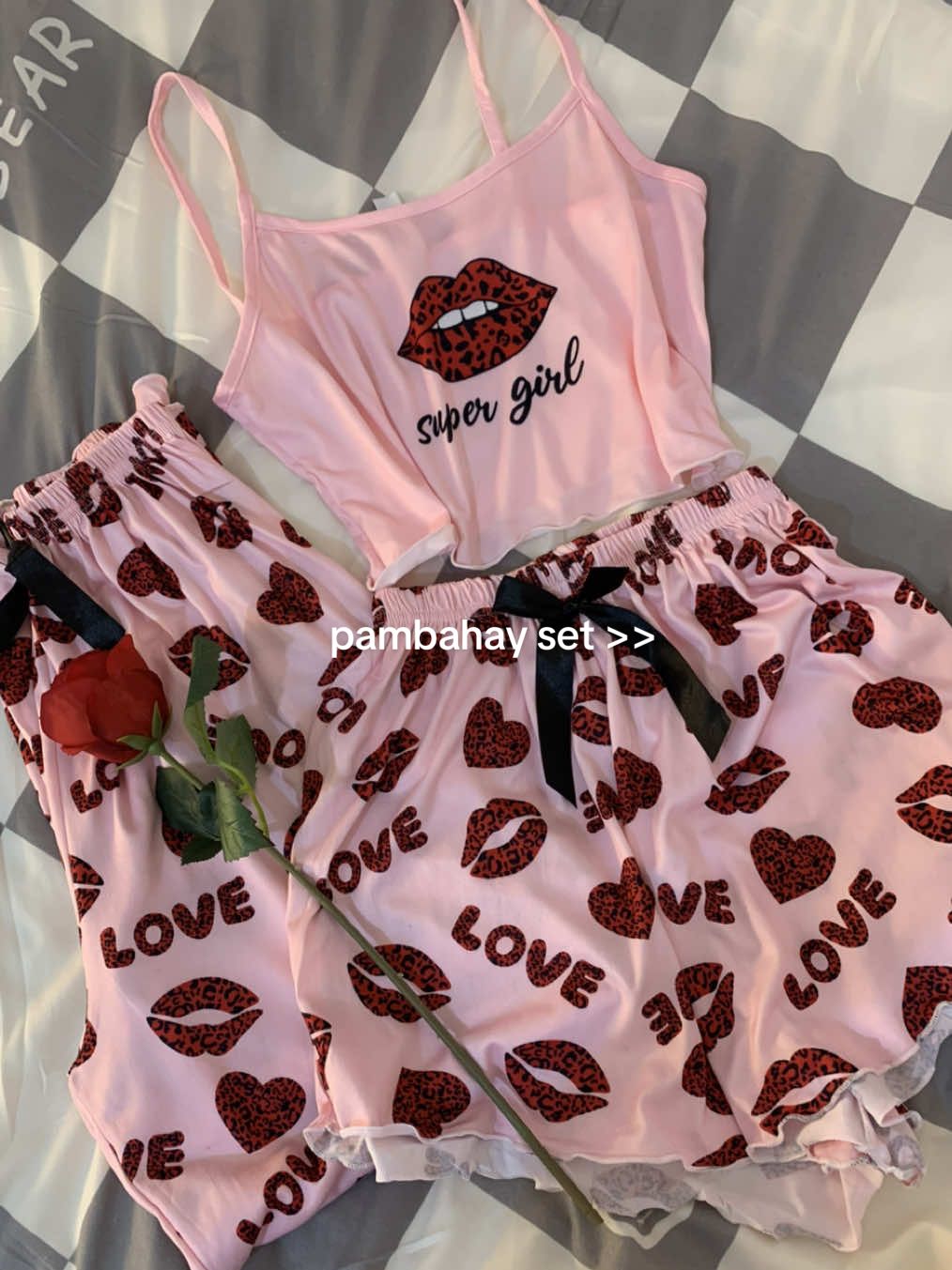 Replying to @ms.kim88🧿 Every girlie must have! 100+ pesos ONLY💗 #pambahay #pajama #shorts #outfit #girlies 