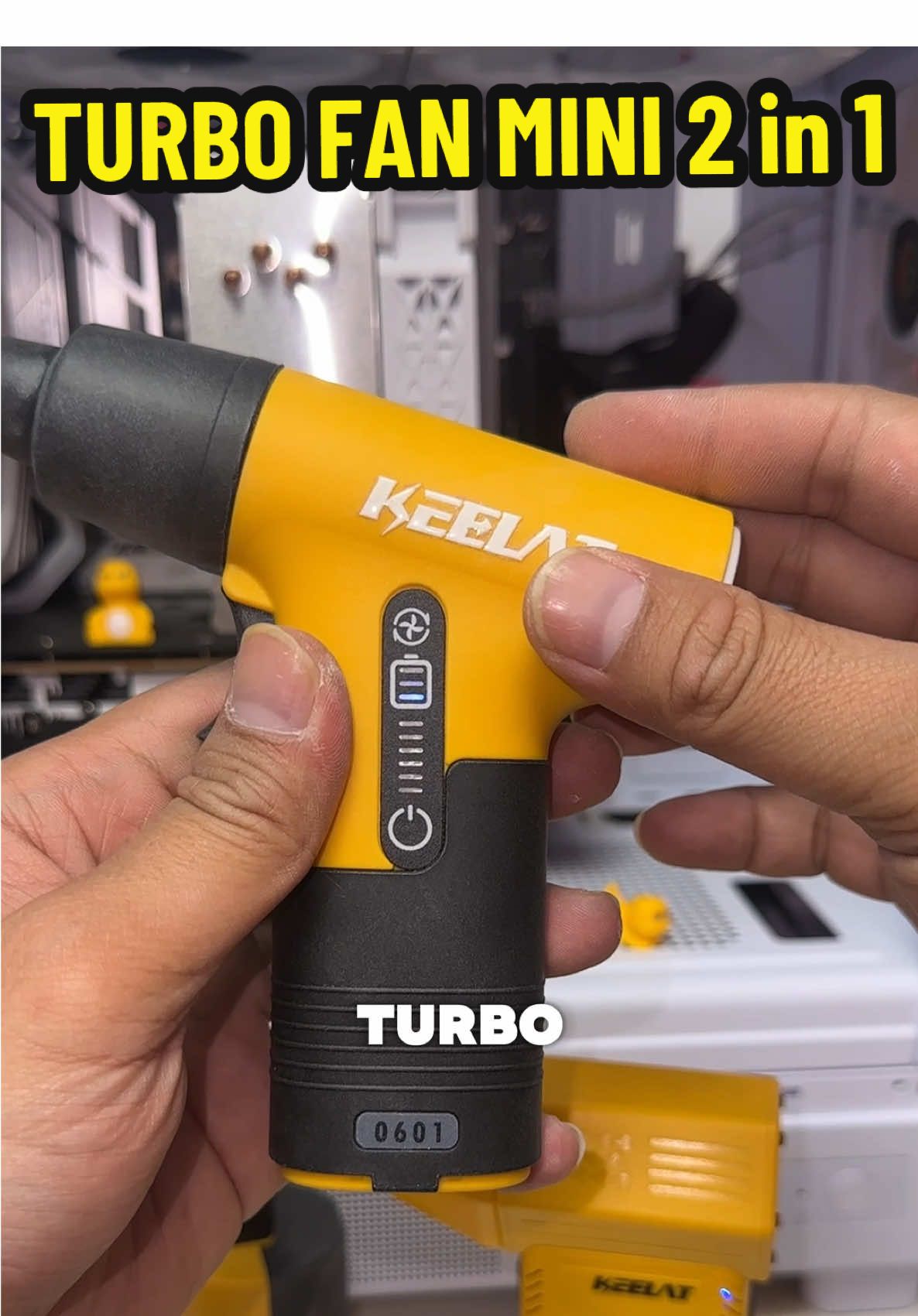 Turbo fan mini 130.000Rpm multifungsi bisa untuk sedot ( vacum ) dan bisa untuk tiup #keelat #turbofanbrushless 