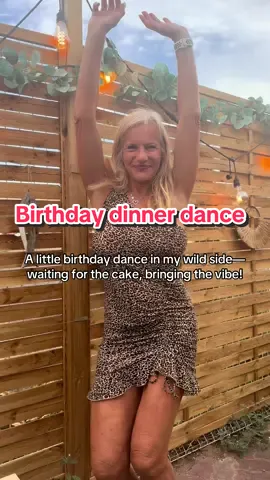 Couldn’t resist a little birthday dance before the cake arrived last night! 🎂💃 Celebrating with joy, sparkle, and a bit of animal print flair at my birthday dinner. Feeling playful, alive, and so loved. Let the wild birthday energy flow! 🐆✨ #BirthdayVibes #BirthdayDance #BirthdayDinner #AnimalPrintVibes #CelebrateYou #DancingQueen #BirthdayGlow #WildAtHeart #BirthdayJoy #CakeComingSoon #BirthdayFun #FierceAndFestive