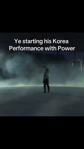 Ye starting his Korea performence with Power. And the Crowd is doing his Job and doing the chant for power #ye #kanyewest #music 