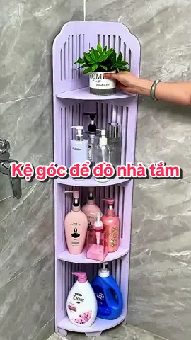 Kệ góc tường để đồ nhà tắm đa năng #kededonhatam #kededodanang #kenhieutang #kededonhatamdanang #giadungtienich 