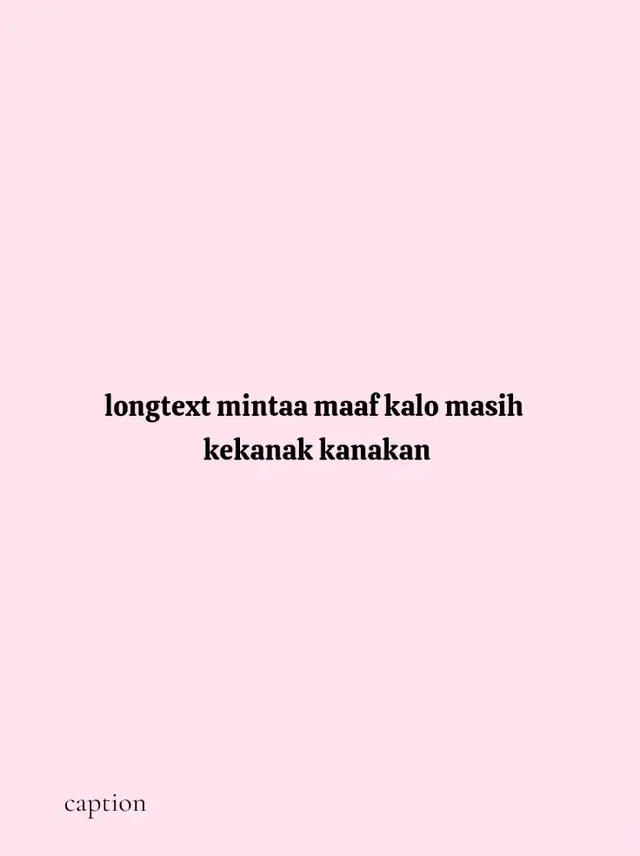 i wanna say, kamu capeee ngga kalau punya cewee kaya aku? kamu capee ngga kalau punya cewe yang masih bersifat kekanak - kanakan gini?? maaf yaa pertanyaan aku jadi kaya gini ke kamu, aku cuma mikir, kamu suka ga ya kalau sifat aku ke kanak - kanakan gini. maaf ya sayang kalau sifat aku masih kaya anak - anak, maaf aku gabisa brsifat kaya cewe pada dasar nya, maaf aku gbisa brsifat sperti cewe yang km mau. kamu gsuka yyaaa kalau akuu brsifat ke kanak - kanakan gini ⁉️⁉️ kalau semisal nya km ga suka / ilfeel sama sikap aku , bilang aja ya , aku bisa rubah sikap aku ko , bilang aja kalau kamu emang gasuka sama sifat childish aku. maaf kalau aku bikin kamu ilfeel sama sifat childish aku, euum, that's just how i feel kamu pasti suka nya perempuan yang brsifat dewasa yaa?? sorry bub , i can't fulfill ur wish 😕😕 but aku bakal nyoba sebisa akuu untuk menjadi yg better seperti apa yang kamu mau, aku bakal berubah kalau kamu emang gasuka sama sifat childish aku, just calm down. aku minta maaf karna aku belum bisa jadi perempuan idaman kamu the woman u dream of, aku minta maaf karna sifat kekanak kanakan aku, kaya nya aku emang gabisa punya sifat dewasa ataw idk . . ⁉️⁉️⁉️ pkonya maaf ya sayang kalau aku masi ada yang kurang buat kamu, if i still have many shortcomings in whatever aspect, i'm sorry, i'm still trying to be the best for u, i'm still trying, and if your dream is a woman who has a mature nature, i'm sorry for still using this childish nature, i will always try to change to be good, and change to be what do u want, sorry if u don't like that i have this childish nature, i promise i will change as much as i can, once again sorry bub #fyp #masukberandafyp #xybca #longtextforu #foryoupage #longtext #4u 