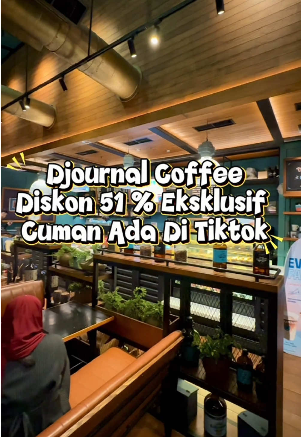djournal coffee lagi diskon up to 51%pas banget buat nongkrong malem mingguan bareng temen temen ,yuk cobain tinggal klik tag lokasi aku pilih menu yang kamu mau lalu bayar deh bisa direedem di semua outlet djournal coffee yaaa🥰#promomakangajian #nexdjournal #nexent #coffee 