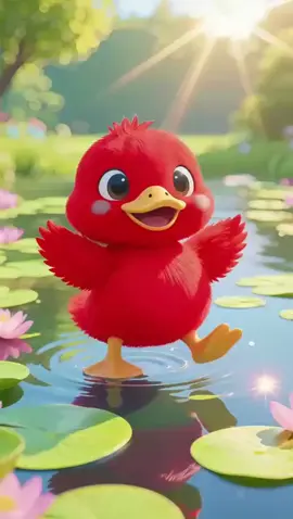 patinho vermelhinho ❤️ #viral #foryou #kids #animals #videosparacrianças #criancas #fazendinha 