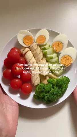 Say good bye to nasi uduk 👋 #healthylifestyle #dietsehat #cleaneating #menusehat #realfood 