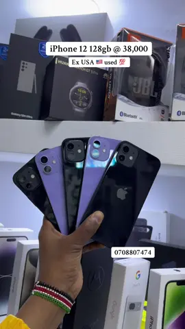 iPhone 12 128gb @ 38,000  Ex usa 🇺🇸 used  Trade in accepted ✅  📍Jamia mall Nairobi  ☎️0708807474  #iphone12 #iphoneshop #foryoupage #creatorsearchinsights #nairobitiktok #nairobitiktokers🇰🇪 #kenyantiktok🇰🇪 