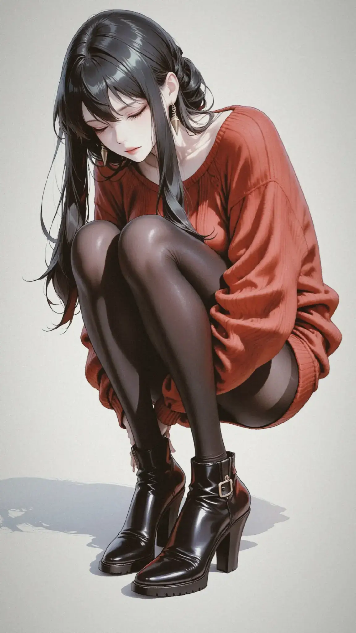 #yorforger #spyxfamily #animeart #character #wallpapers #posing #minimalism 