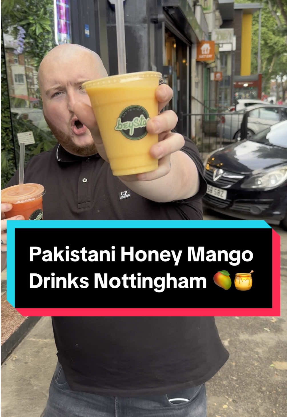 Pakistani Honey Mango Drinks Nottingham 🥭🍯#pakistani #honeymango #mangos #nottingham #drinks 