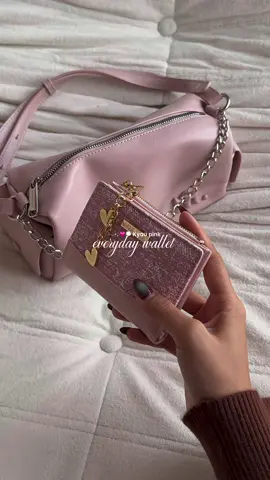 mini compact wallet! finally my dream pink wallet is here 💗💫 #wallet #compactwallet #walletforwomen #wallettok #walletrecommendation #purse #fyp 