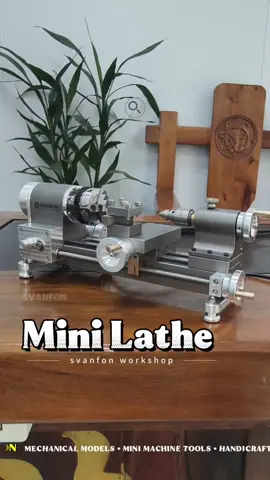 This mini lathe is compact, sleek, and ultra-portable—grab it and go. Boasting functionality close to a full-sized lathe, it effortlessly turns metal, wood, and plastic. Ideal for DIY projects, workshop use, teaching, or home crafting. Ready whenever you need it. #machine #svanfon #turning #lathe #Minilathe #smalllathe #Torno #machining #workshop #TornoMiniatura #cnctorna #latheoperation #turningtool #workpiece #CNClathe #metalturning #hobbymachining #chuck #benchtoplathe #lathefinishing #latheworkshop #Drehbank #Tour #tornio #torneira #دوربينماشيني #선반 #旋盤 