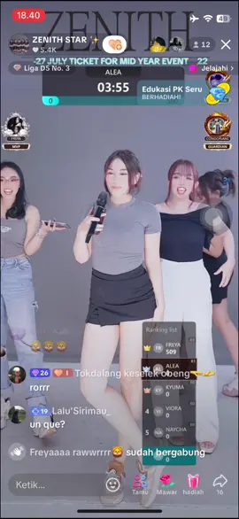 My first lion and un grrrr, thnk u so much @Lalu'Sirimau_ 💓 #zenithstar #tiktokliveid 