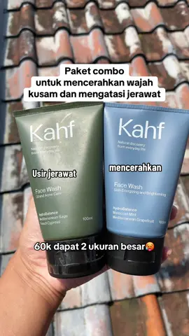 #kahf #kahffacewash #kahfeveryday #gentlemanessentials #KahfBrandDay #facialwash #facewash #sabunwajah #sabunmuka #sabunviral #viral #fyp #promomakangajian 