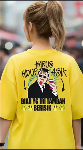 hidup harus asik 😜#kaos #kaoskatakata #kaosdistro #kaosviral #kaosmurah #gajiansale #PROMOGUNCANG88 #fyp 