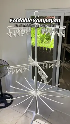 Foldable sampayan #fyp #fypシ゚ #tiktokfinds #tiktokfindsph #foldablesampayan #dryingrack 