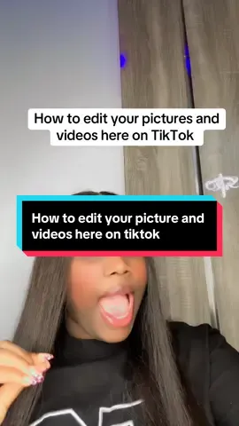 How to edit your pictures #tiktoktips #creatortips #newontiktok #tiktokbeginners #newontiktokers #queenzoe_backup 