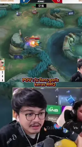 pov lu fans garis keras RRQ 🤣#MLBBALLSTAR #MLBBDinoPlanet #MLBBMysticMeow 