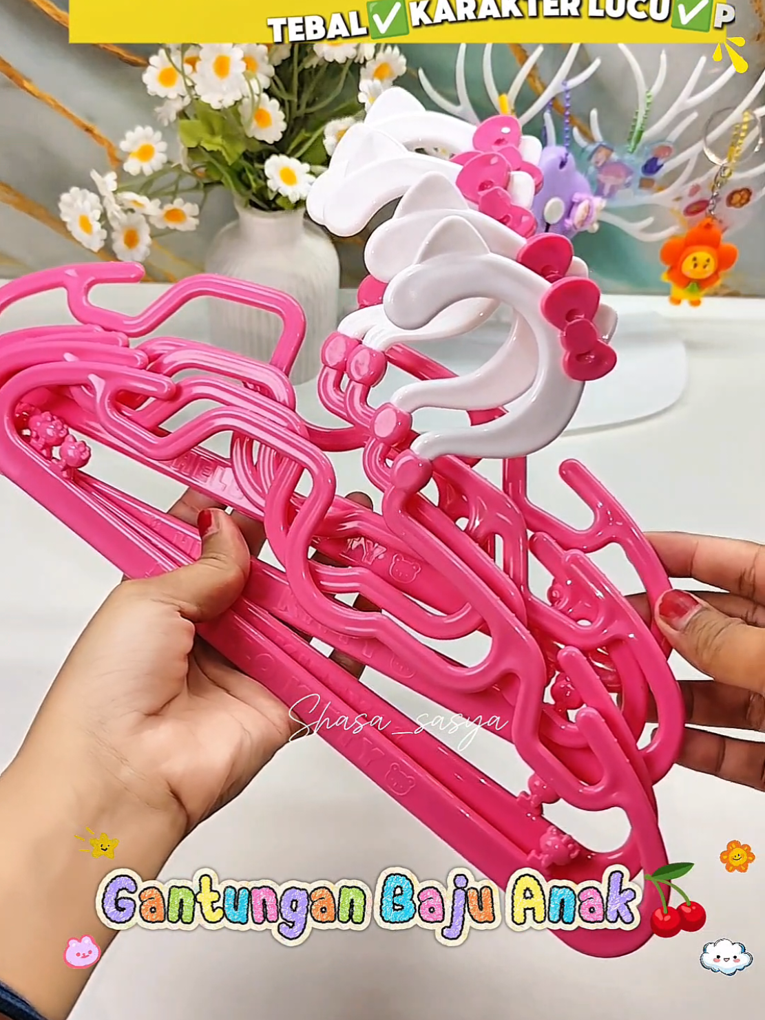 hanger anak karakter✅🍒 #shasa_sasya #wibgajian #paydaysale #hangeranak #hangerbaju #hangerbajuanak #hangeranakkarakter #viralditiktok #fashionanak #promoguncang88 