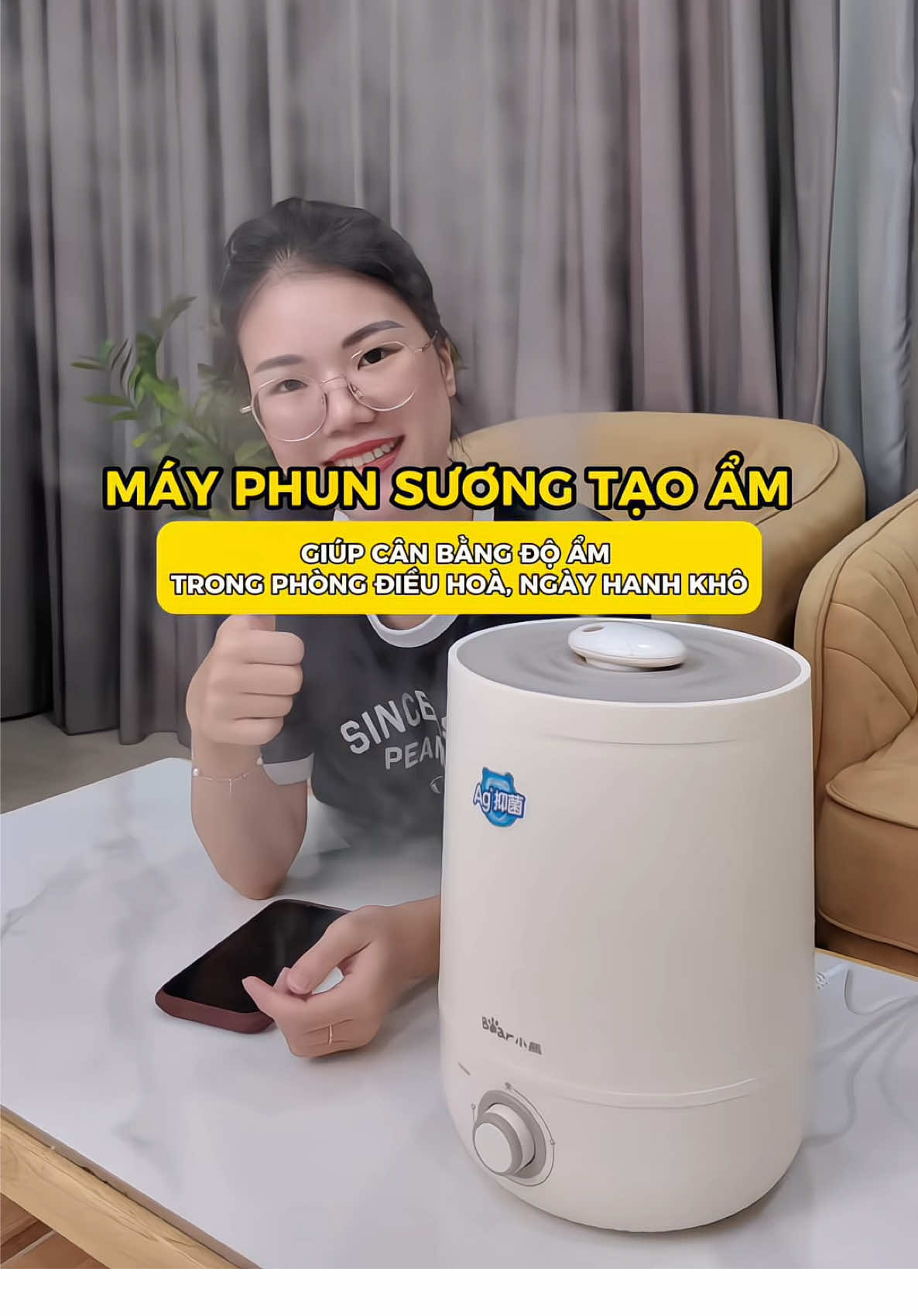 + 1 máy phun sương tạo ẩm cho gia đình #mayphunsuong #mayphunsuongtaoam #bear #mayphunsuongbear #giadung #dodungtienich #dodunggiadung #giadungtienich #giadungnhabep #nhacuadoisong #viral #xh #dandanrevieww 
