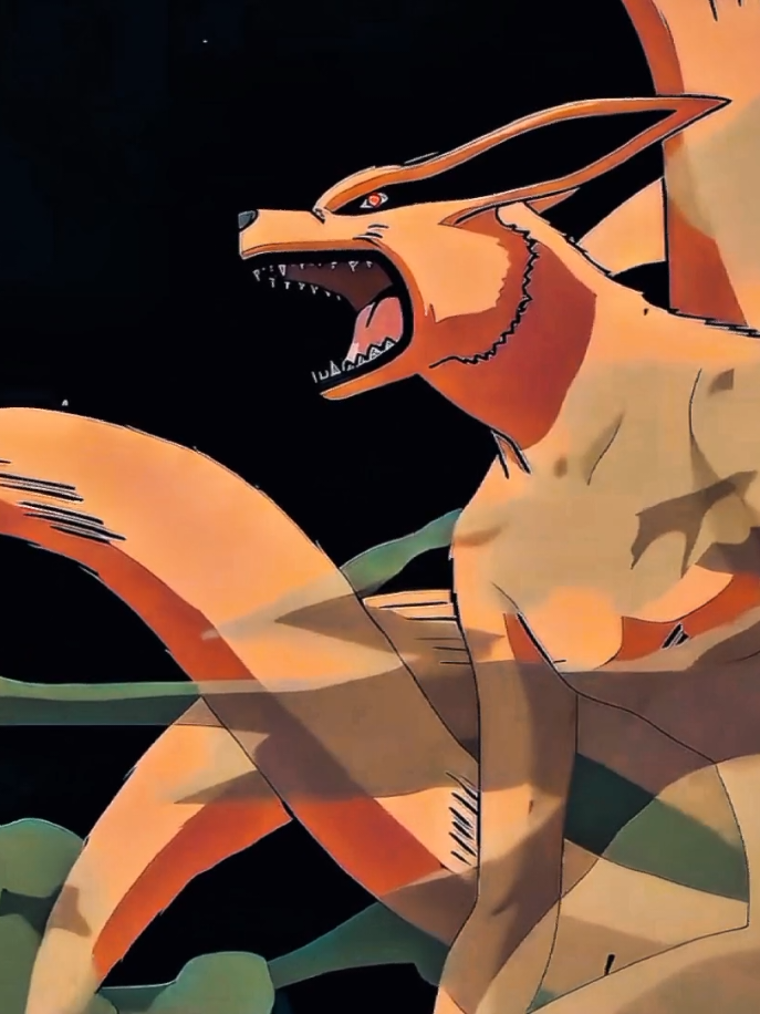 power of 9 tail fox #anime #naruto #animeshorts #narutoshippuden #animeedit #shorts 