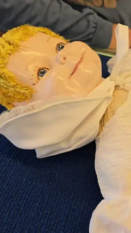 Everyone wanted to see the dolls head turn. I finally found the video. I'll shoot another video later of her. This was before I bought her. Listen right at the beginning a creepy 