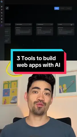 3 tools to build web applications with AI #aicoding #cursor #developers 