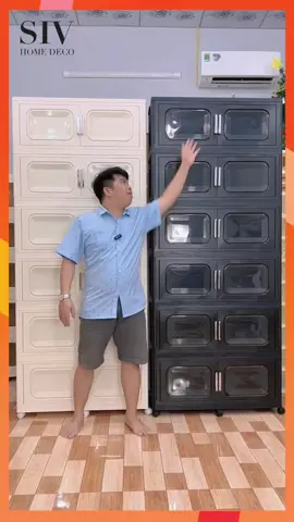 Tủ nhựa đen trắng có đủ, riêng bản 6 tầng có 6 bánh xe, cao nên để đồ siêu nhiều luôn ạ 🥰 #giadung #tủnhựacaocấp #tủ #nhựa #giadungthongminh 