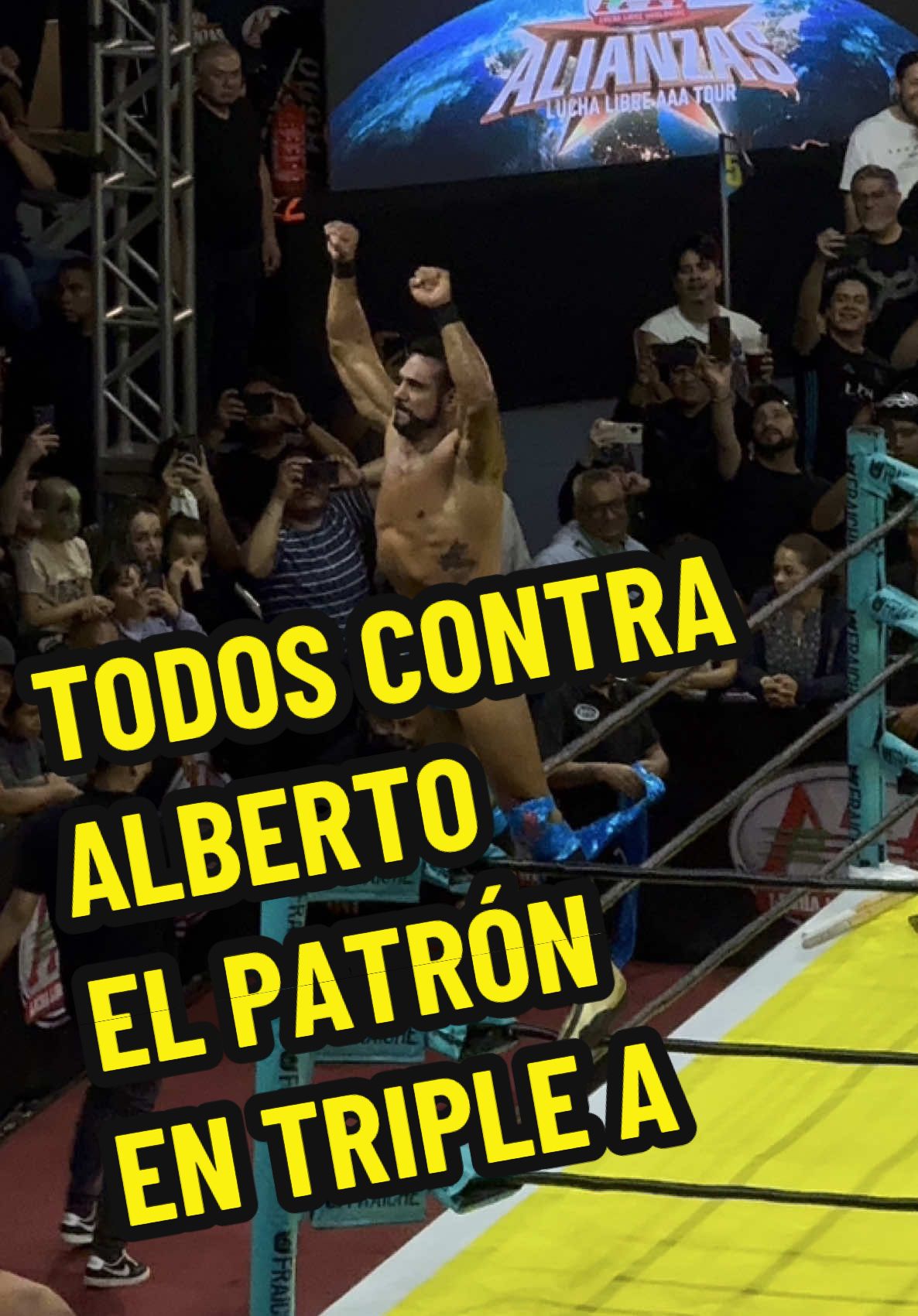 Alberto El Patrón contra todos en Triple A 🤯 #WWE #wrestling #luchalibreaaa #TikTokDeportes #josegloria  El Patrón luchó contra El Mesías y todos los integrantes de El Ojo, incluyendo al hijo del tirantes y a Dorian Roldán, pero aún así Alberto Del Rio se despide de Triple A al perder en una lucha espectacular. ¿Cuál será el futuro de El Patrón? ¿Volverá Alberto del Rio a WWE? 