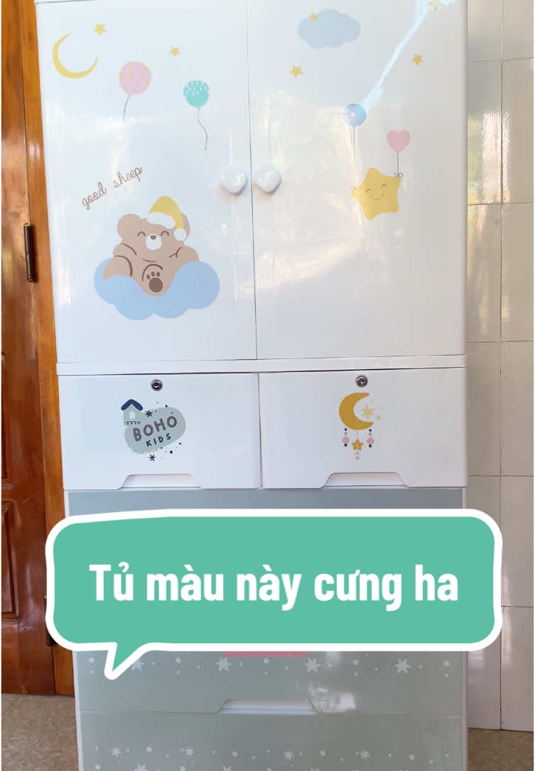 Tủ quần áo cho bé xinh xỉu 😍😍mua ở video được tặng 10 móc treo nhé#xuhuong #tuquanao #tunhua #tuquanaotreem #tuquanaochobe 