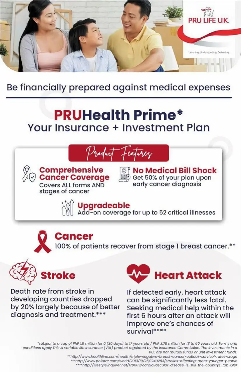 Discover powerful financial solutions tailored for your needs: ✨ PruLink Elite – Flexible investment-linked insurance with customizable payment terms (5, 7, 10, or 15 years) to help you build wealth faster while enjoying strong life protection and optional coverage for accidents, critical illness, and hospital expenses. 💪 PruHealth Prime – Comprehensive health insurance designed to safeguard you and your family against medical costs, providing peace of mind. 📈 PruLink Assurance Account – A unique blend of savings growth and life protection tailored to your financial goals. Ready to offer your clients the best? Join us as a Financial Advisor and empower families to achieve their financial goals with these top products! 💼💡 #FinancialAdvisor #PruLifeUK #PruLinkElite #PruHealthPrime #PruLinkAssurance #SecureYourFuture