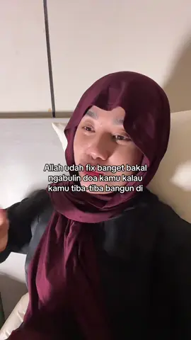 Tahajud besok, janji ga ?? Kalau weekday bangun tahajud takut ga fokus sekolah dan kerja jadi ya udah tahajudnya di weekend #islamicreminders #tahajud 