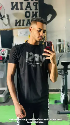 Wake the wrong version of me and I won’t need to speak twice..🤫🖤