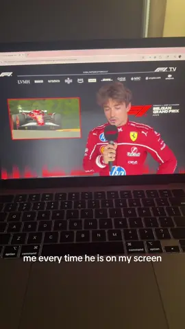 @Alexandra Saint Mleux i love you so much but respectfully your man is so hot #charlesleclerc #ferrarif1 #formula1 #fyp 