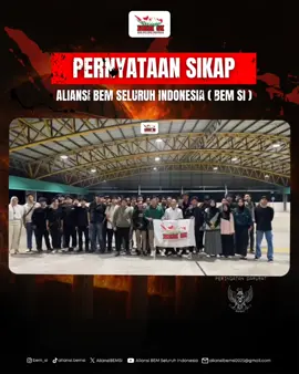 [PERNYATAAN SIKAP AKSI INDONESIA (C)EMAS]!!! Hidup Mahasiswa! Hidup Rakyat Indonesia! Hidup Perempuan Indonesia! Assalamu'alaikum Warahmatullahi wabarakatuh, Melihat berbagai macam permasalahan di negara kita yang sampai hari ini belum selesai dan bahkan makin bertambahnya kebijakan kebijakan yang tidak berpihak kepada rakyat, sudah saatnya kita turun ke jalan dan menyuarakan kebenaran.  Kami aliansi bem seluruh indonesia mengajak seluruh elemen masyarakat dan seluruh elemen aliansi mahasiswa indonesia untuk ikut serta dalam aksi hari senin tanggal 28 juli 2025.  Sampai Jumpa di Persimpangan Jalan!  Panjang Umur Perjuangan! #Indonesia(c)emas