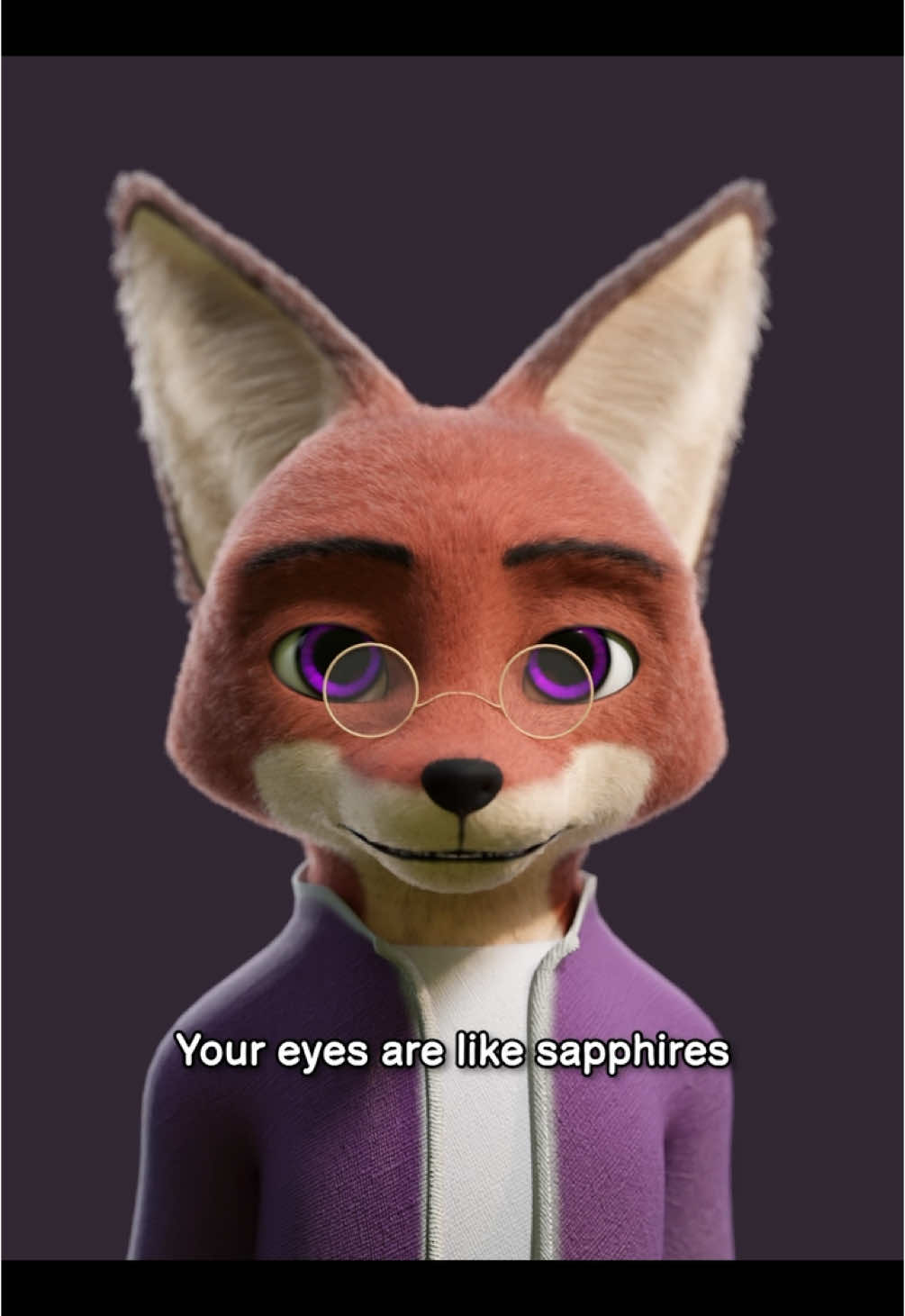 your eyes are like sapphires…