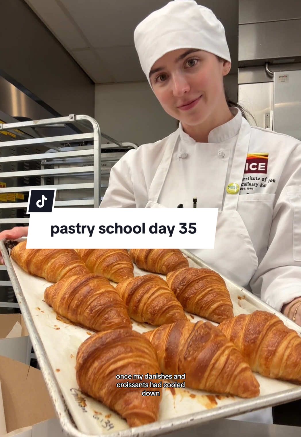 so proud of my croissant babies 🥹 #culinaryschool #pastrychef #nyc 