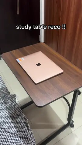 perfect sa gilid ng bed kung tinatamad ka sa upuan 🤭 #studytable #roomdecor #table 