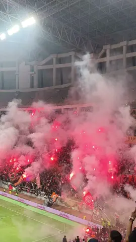 semangat dulur this is only good news for us to meet againn🧡💙 #curvanord #persija #fyp #arema #thejakmania 