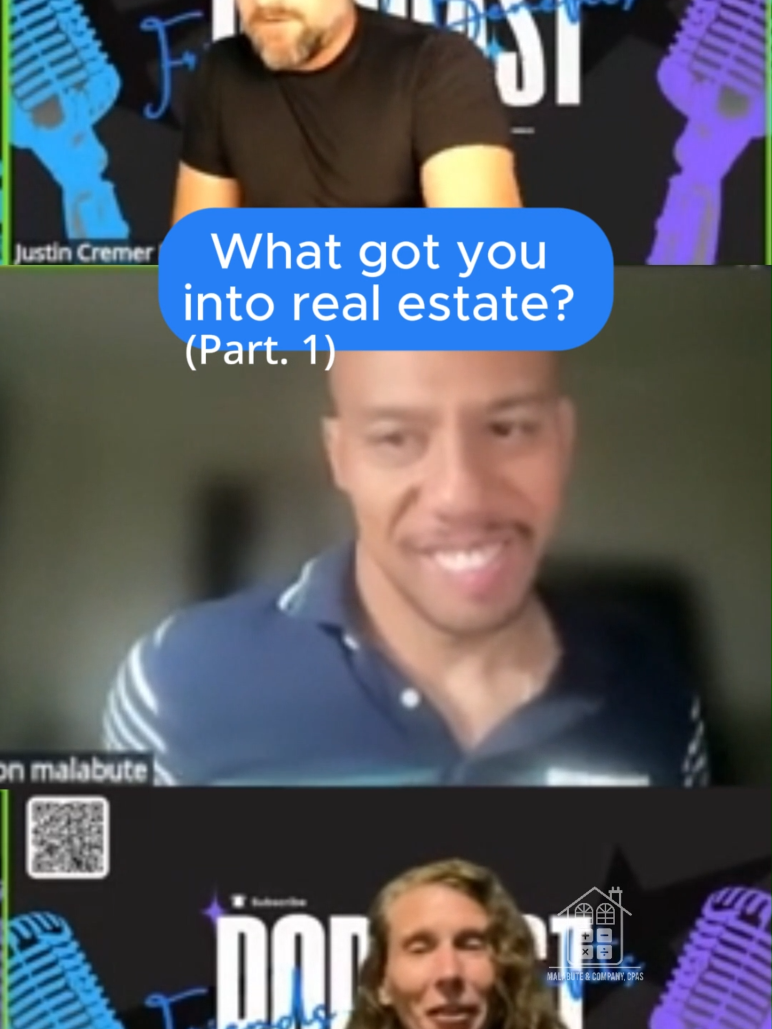 Honored to be featured on this powerful podcast! Jason Malabute had the opportunity to sit down with Justin and Pansy to share how his journey in accounting and tax led him into real estate investing — and how real estate brought him full circle back to accounting with a deeper mission. 🔁 In this episode, they covered: 💼 How Jason got started in multifamily investing 📊 Why tax strategy is a secret weapon for real estate pros 🌇 Growing up in Los Angeles and turning his roots into long-term wealth Grateful for the invite — and stay tuned for Part 2! 🎧 Watch the full episode and drop your biggest takeaway in the comments 👇 #CPAInvestor #RealEstatePodcast #TaxStrategy