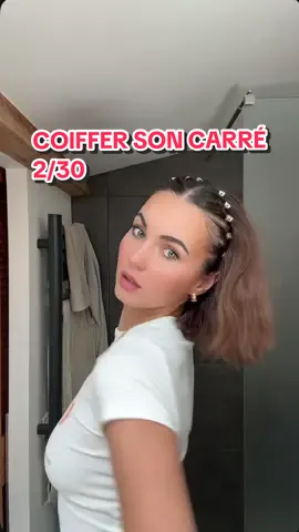 2/30 idées de coiffures simples et rapide pour ton carré cet été 🌞💛🫱🏻‍🫲🏼 @Fenty Hair @SEPHORA #shorthairstyles #shorthair #bobhaircut #stylinghair #fentyhair 