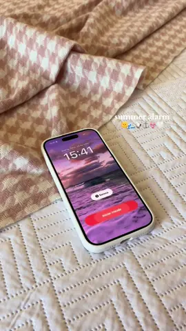 summer alarm🤍 @Alarmy_official #alarmy #alarm #fy #aesthetic #fyp #iphone lady killers 