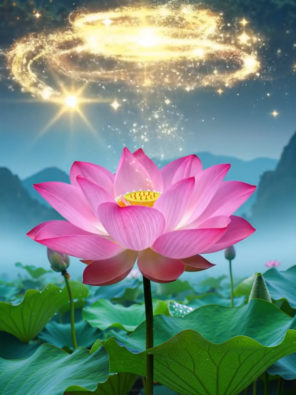 Video Nền Hoa Sen - Vườn Tâm #khuvuontam  #hoasen #visualeffects  #meditation  #fyp 