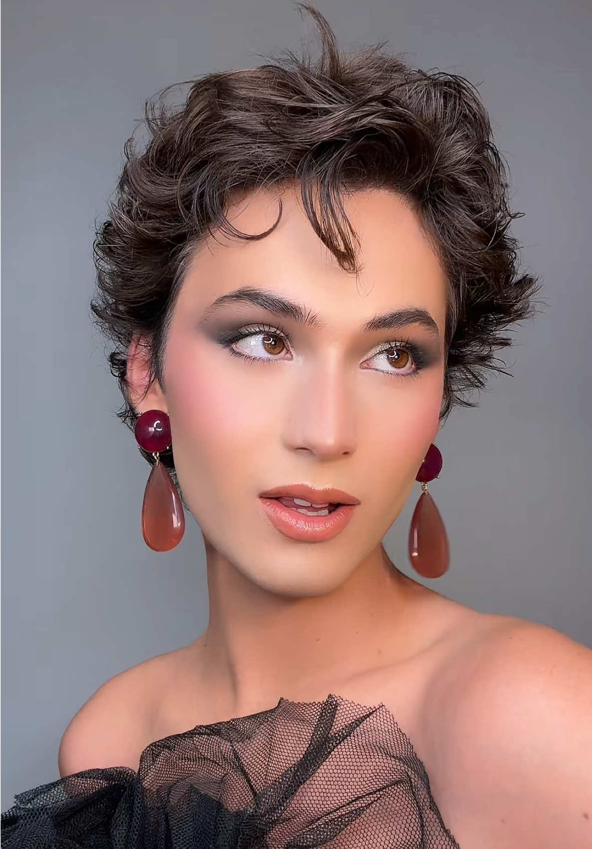 Loved this trend! 🖤 #fyp #foryoupagе #makeup #drag 