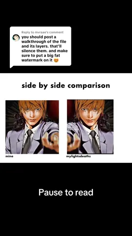 Replying to @mvraae this HAS to be enough proof to convince all the chronically online people who cant compare dates themselves 🫩 This topic has been SO annoying i hope this is the last time i have to post ab this #deathnote #deathnoteedit #yuimari #stolen #stolenedit #fyp #annoyingtfoutofkids 