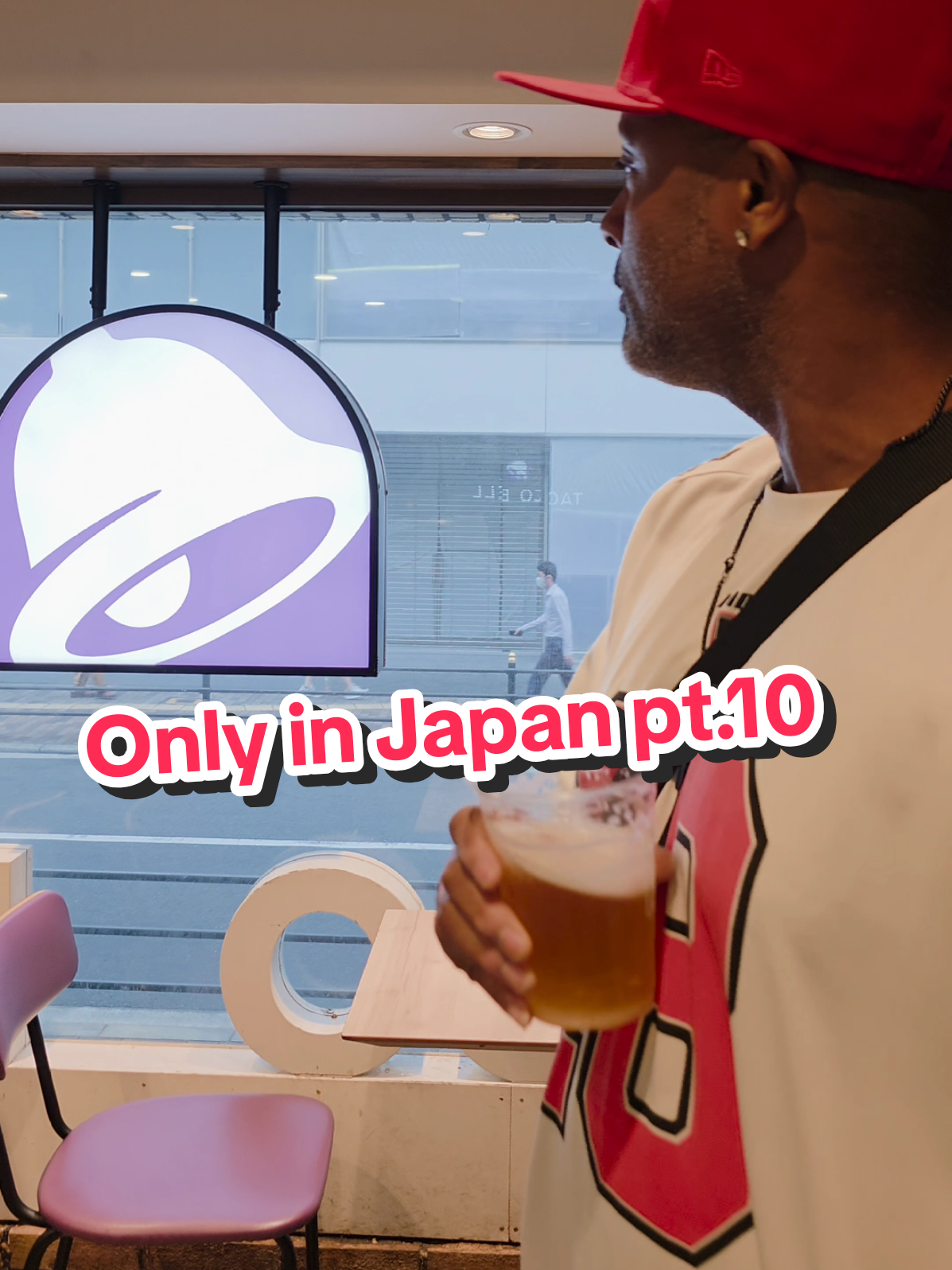 Only in Japan, you can enjoy a unique fast food experience by ordering beer with your tacos at Taco Bell. While Taco Bell Cantina locations in the US also offer alcohol, in Japan, serving beer at fast food chains is pretty common—not just at Taco Bell, but also at places like KFC and Burger King. This reflects Japan's relaxed attitude towards beer with meals, making it completely normal to have an Asahi or other local brew alongside your Crunchwrap Supreme! VIVA NIHON!!! #tacobell #beer #tacos #japan #fastfood 