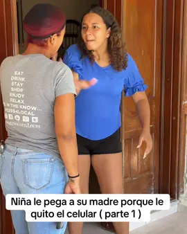 Niña le pega a su madre porque le quito el celular ( parte 1 ) 